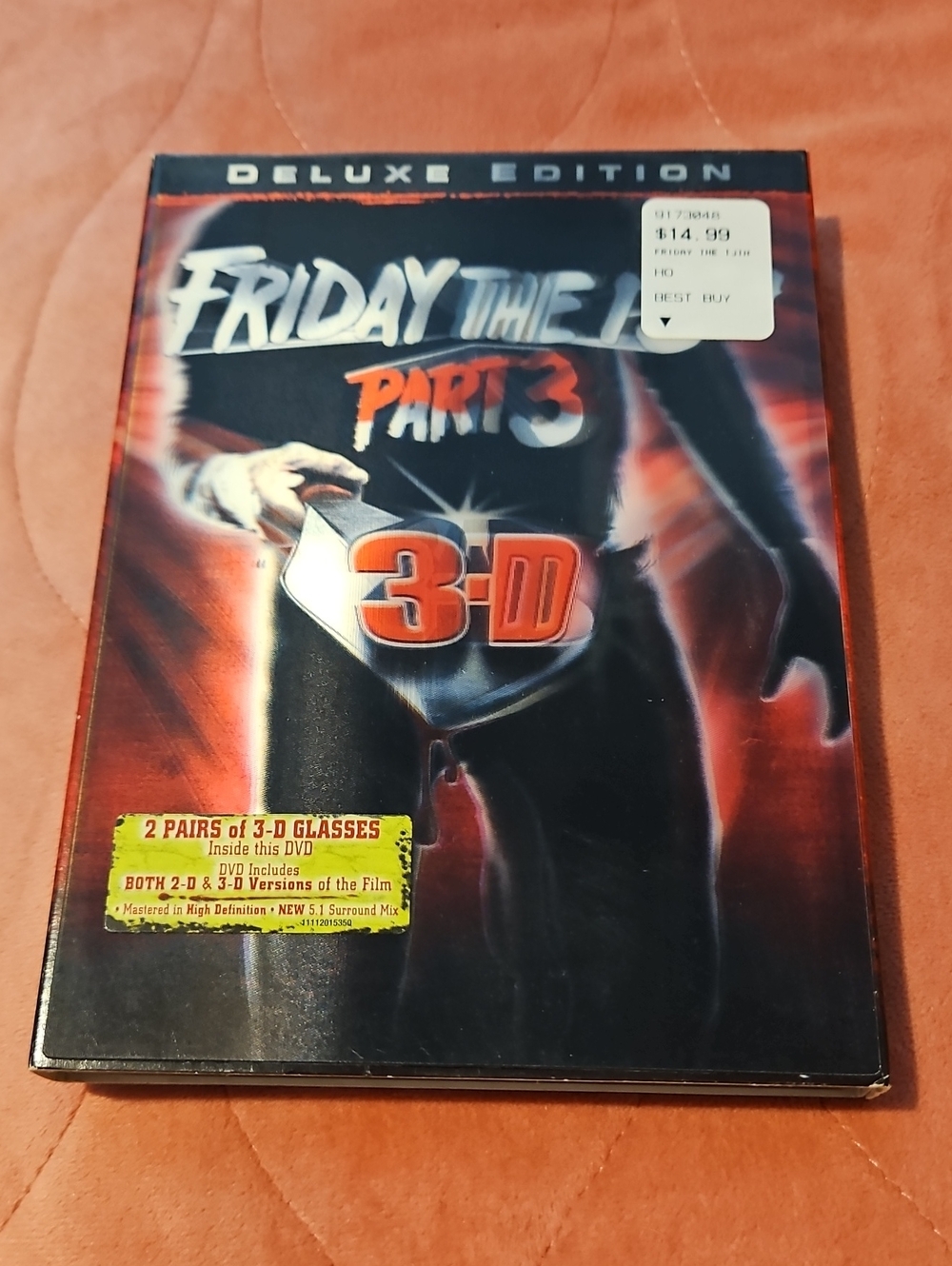 Paramount Pictures Friday the 13th Part 3 Deluxe Edition DVD with 3-D Glasses